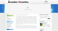 Desktop Screenshot of jerusalemconnection.org